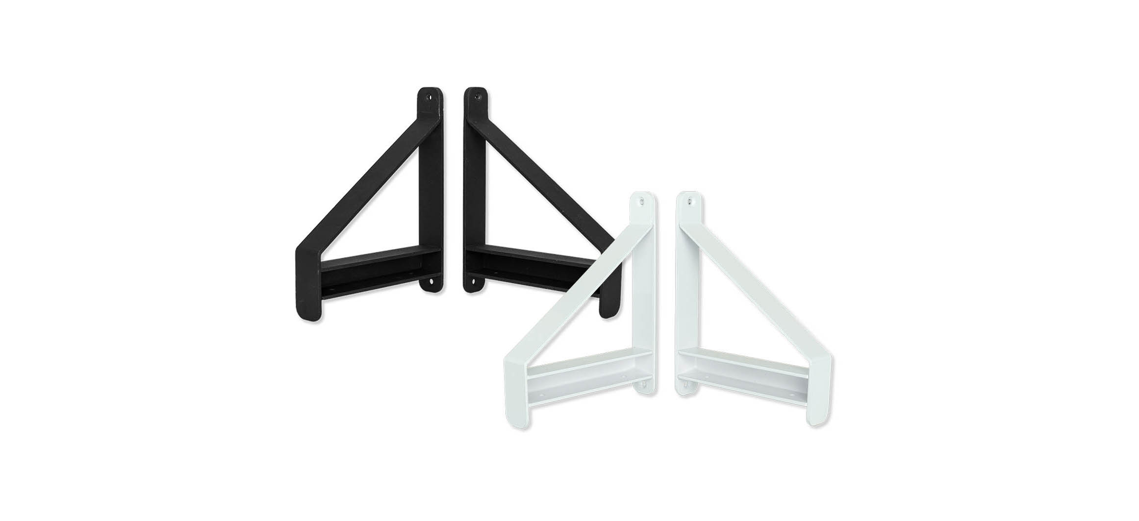 DUO plankdragers in wit en zwart